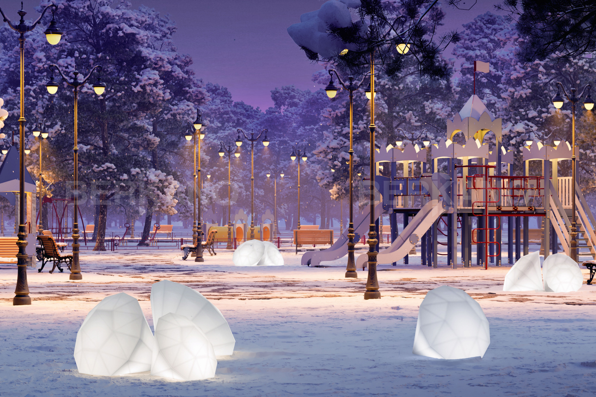 Led Светильник Diamond 53 Snow White RGB - фото 0
