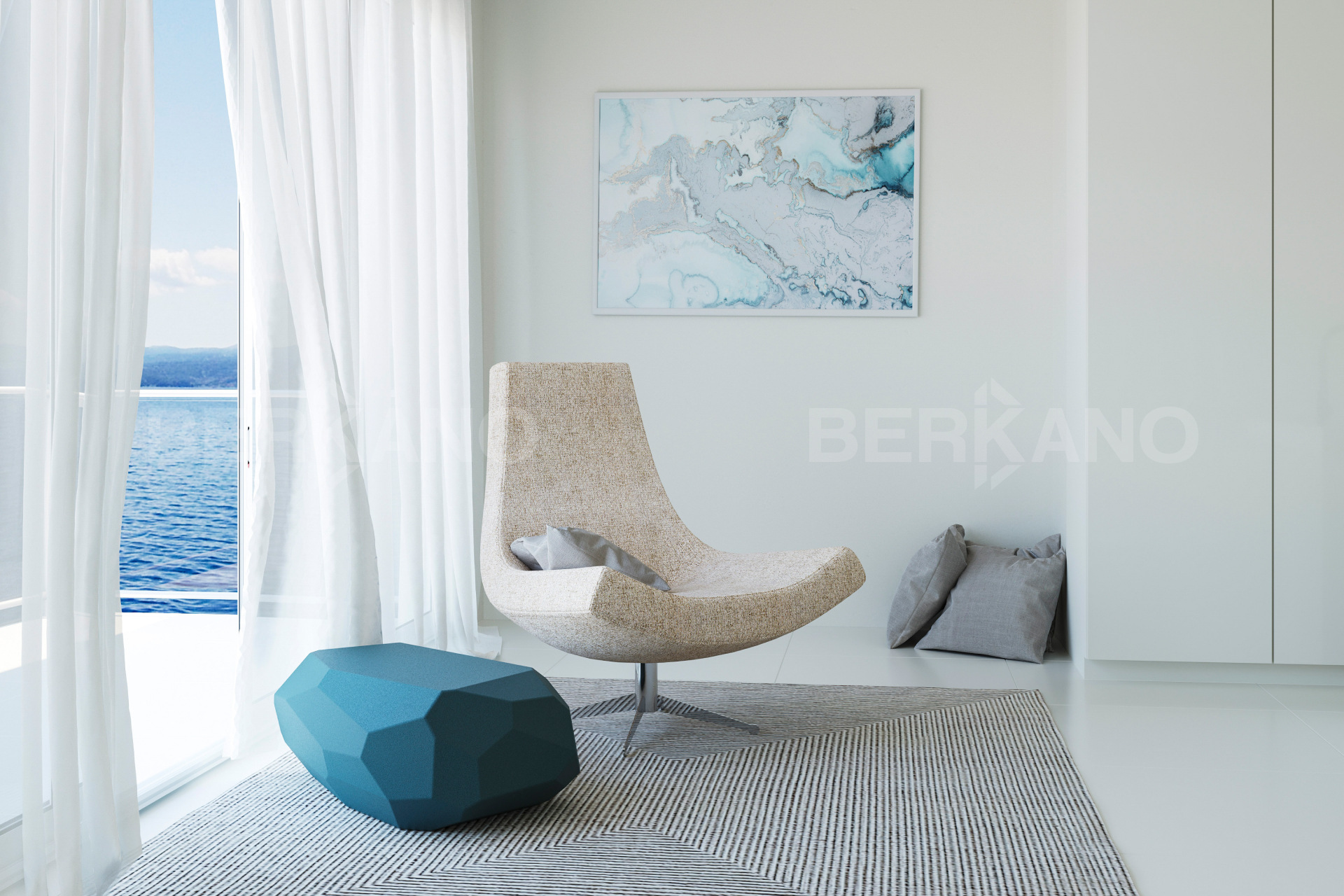 Led интерьерный Светильник Polysquare 85 Snow White - фото 1