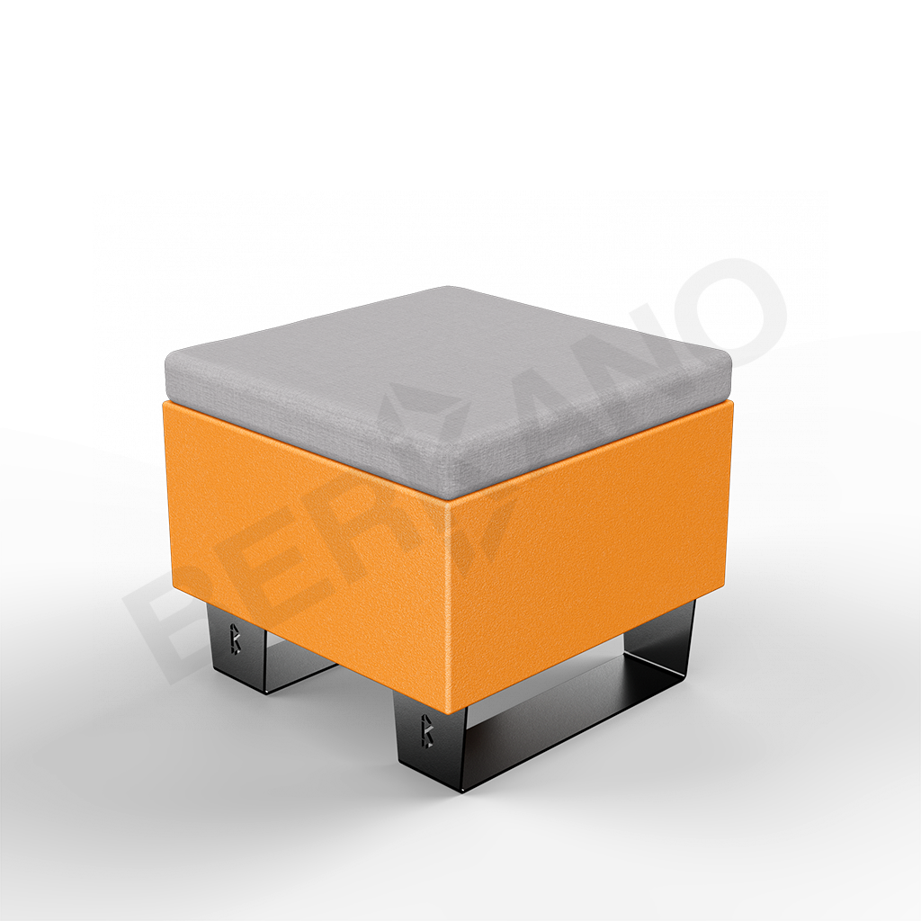 Скамейка Brick 60 Orange / Gray - фото 1