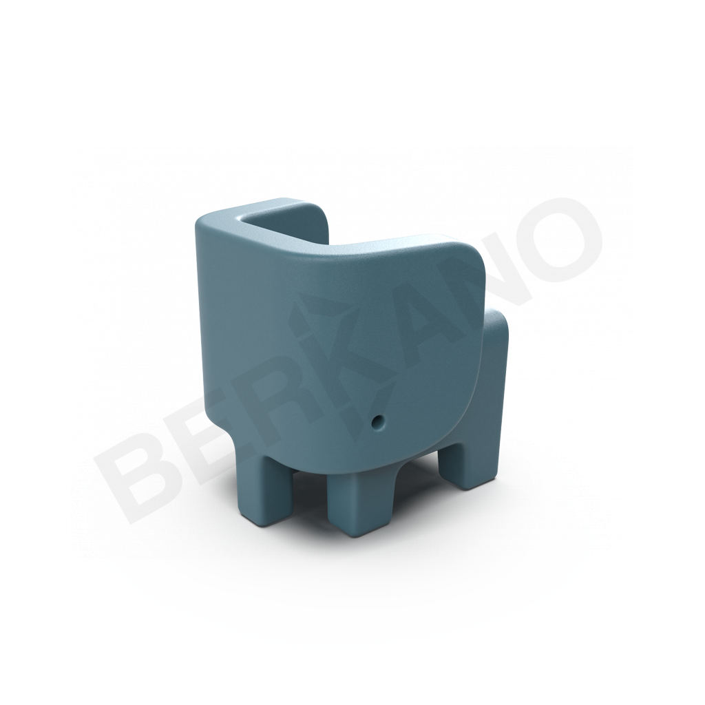 Детский стул Elephant бирюзового цвета - фото 1