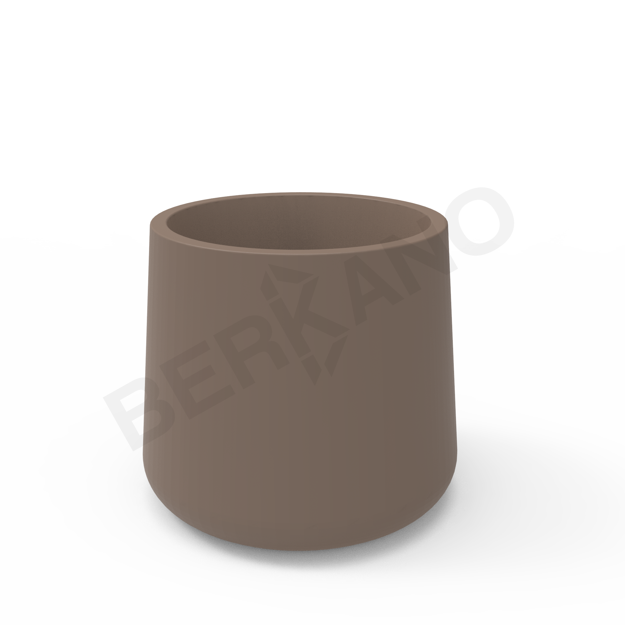 Кашпо Grace planter 90 кофейного цвета - фото 1