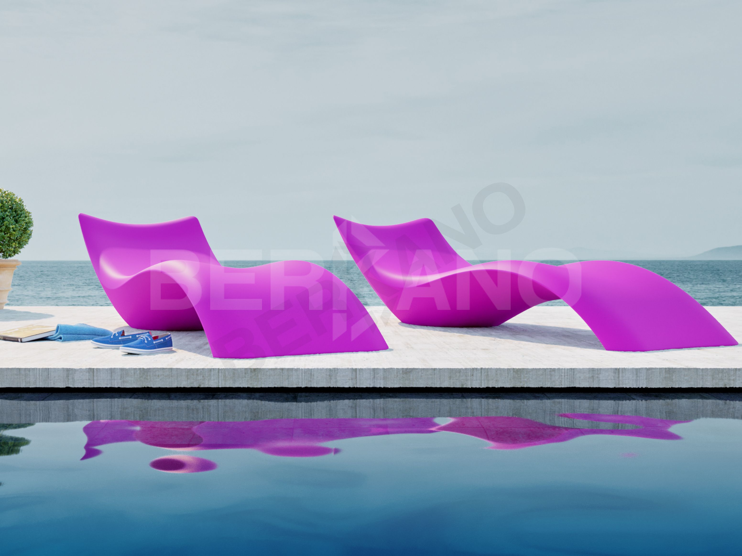Стол Wave с стеклом цвета черный гранит - фото 3