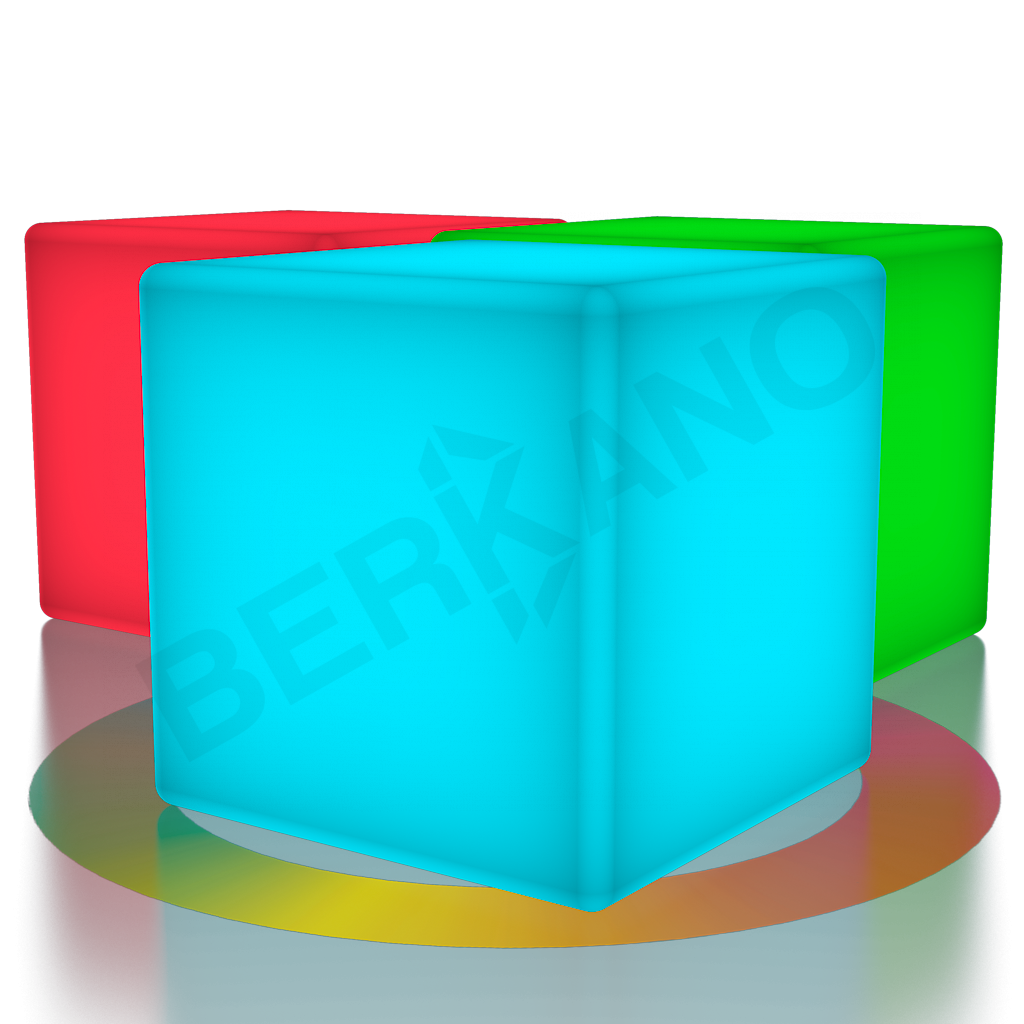 Светящийся куб Cube 80 белого цвета RGB - фото 1