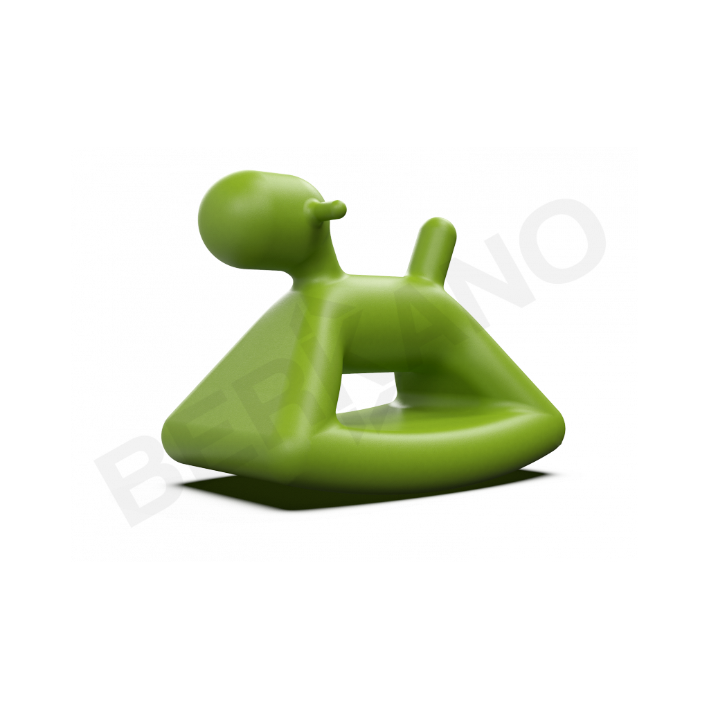 Собака-качалка Skippy 40 зеленого цвета - фото 1