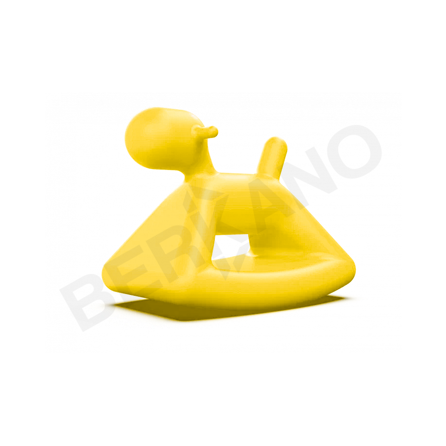 Собака-качалка Skippy 40 желтого цвета - фото 1
