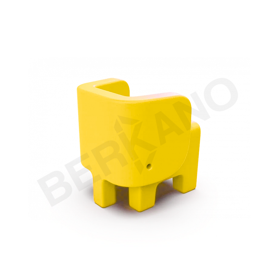 Детский стул Elephant желтого цвета - фото 1