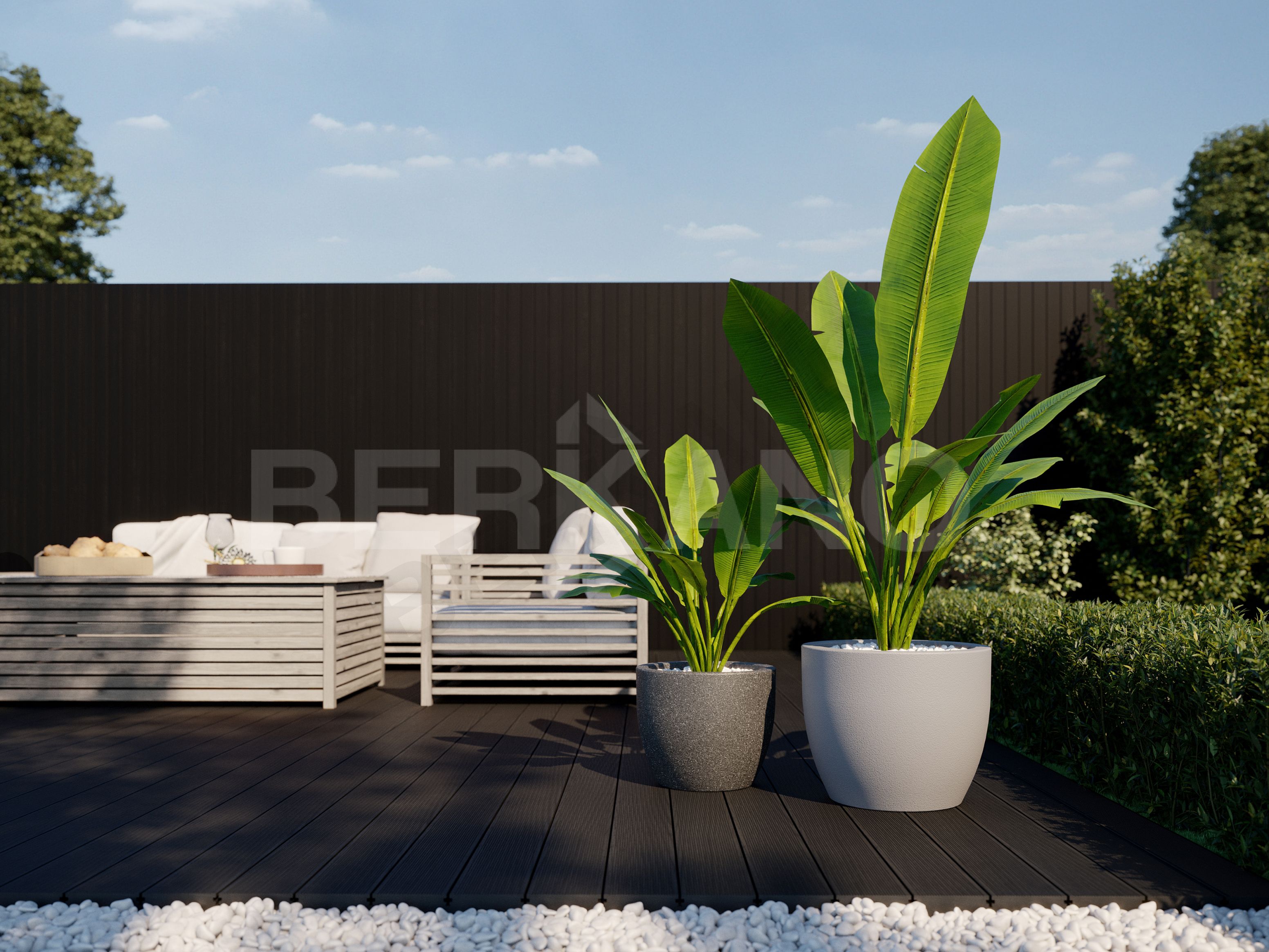 Светящееся кашпо Tigel 50 DB белого цвета RGB ACC подсветка перезаряжаемая - фото 2