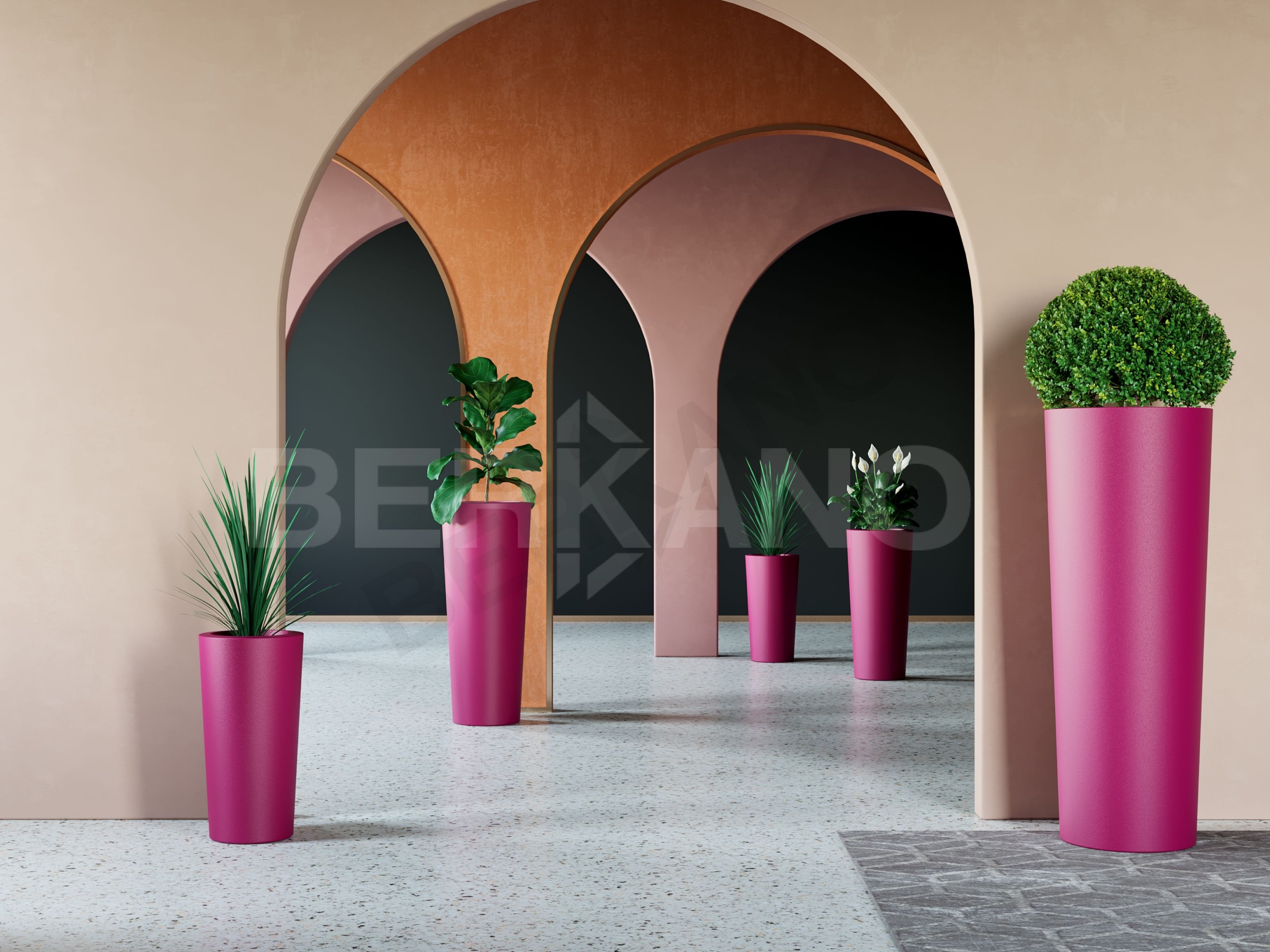 Светящееся кашпо Keila 70 DB белого цвета  - фото 2