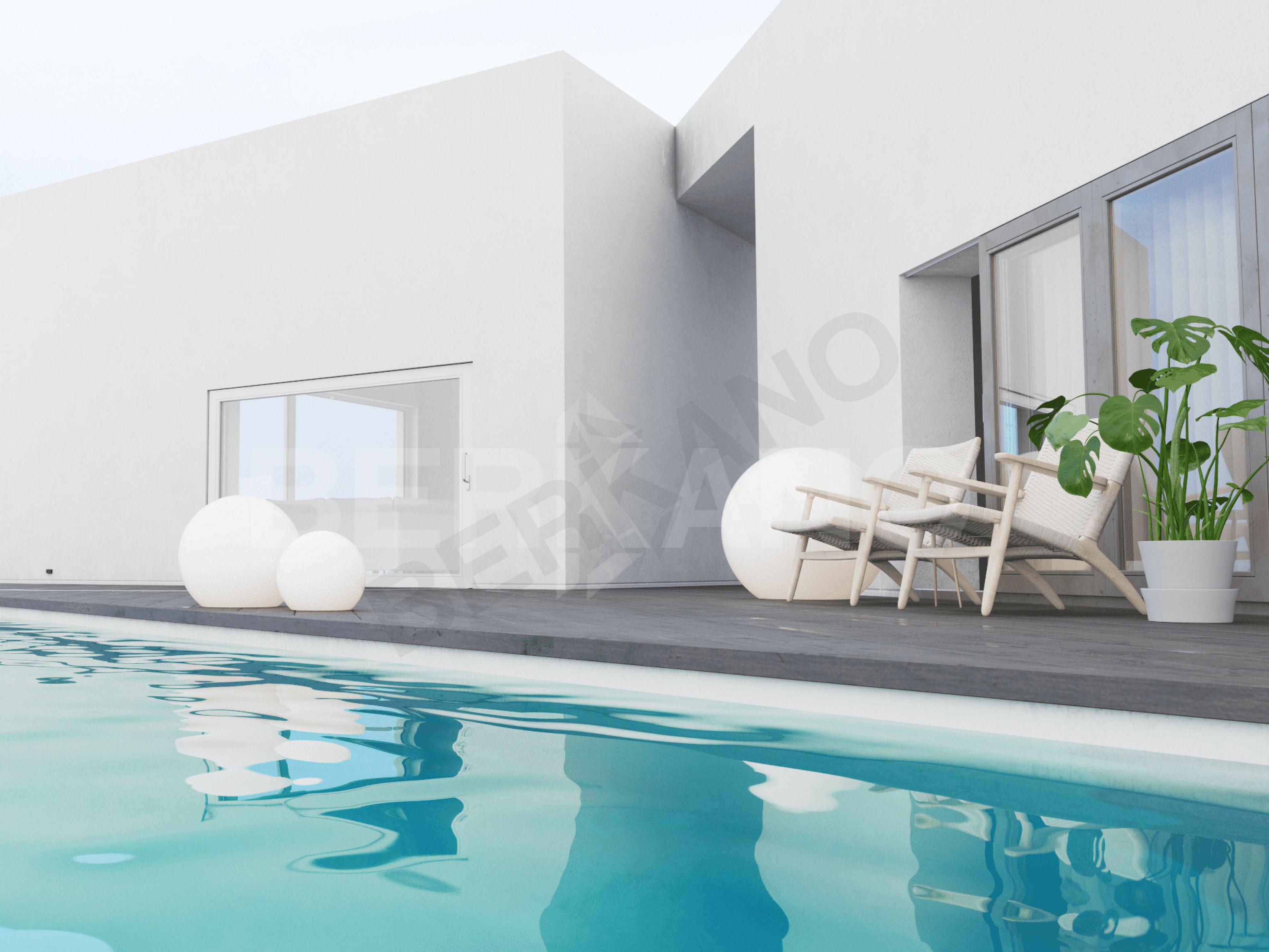 Шар Orby 60 белого цвета RGB ACC подсветка перезаряжаемая - фото 5