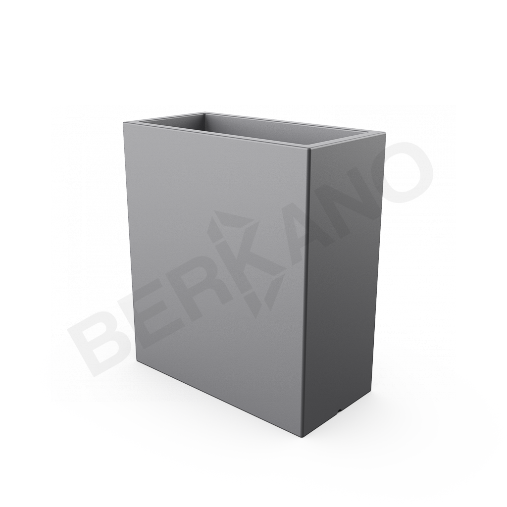 Кашпо Cubric 90*80 DB графитового цвета - фото 1