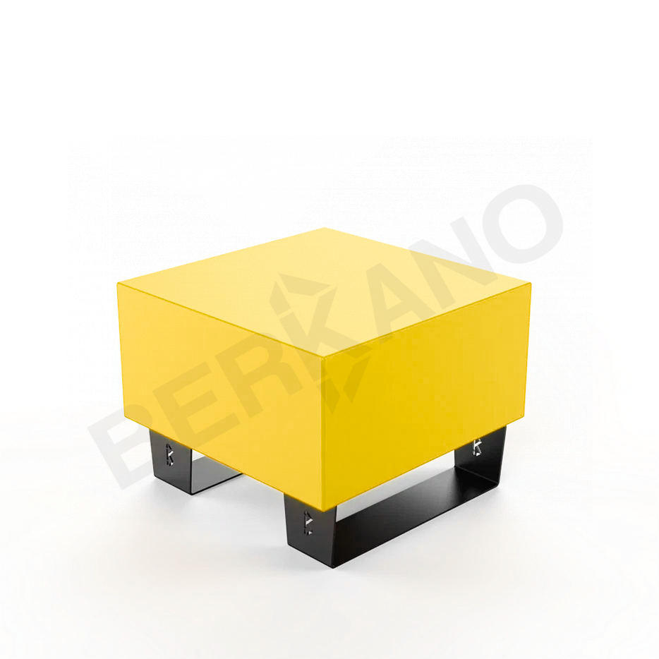 Скамейка Brick 60 желтого цвета - фото 1