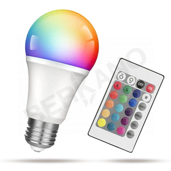 Лампа RGB E27 с пультом для светильника  Point