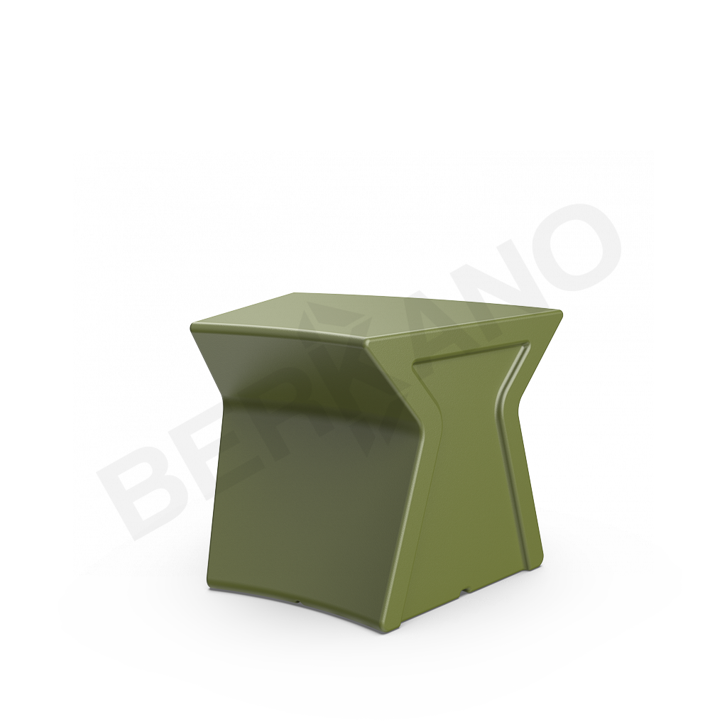 Скамейка X-seat Arc S темно-зеленого цвета - фото 1