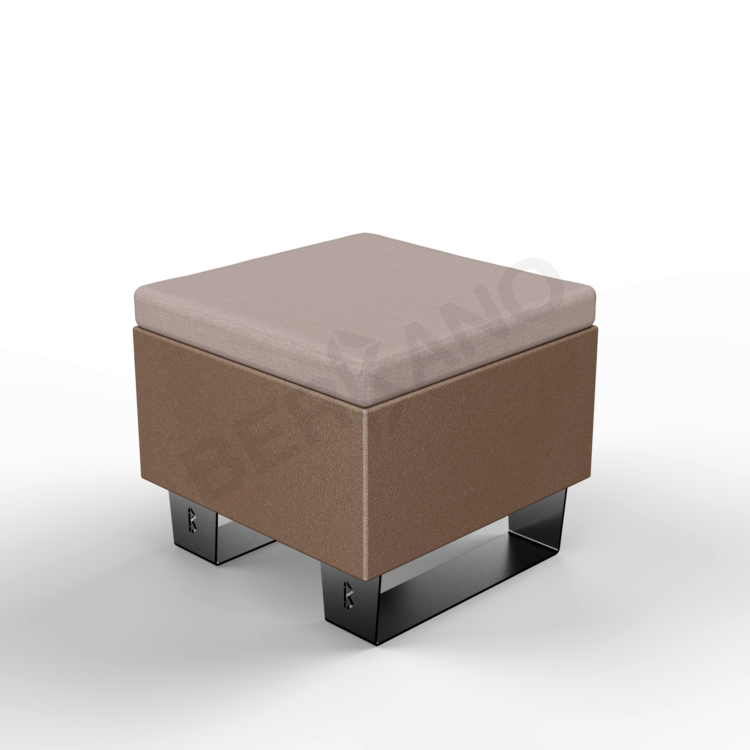 Скамейка Brick 60 Brown / Cappuccino - фото 1