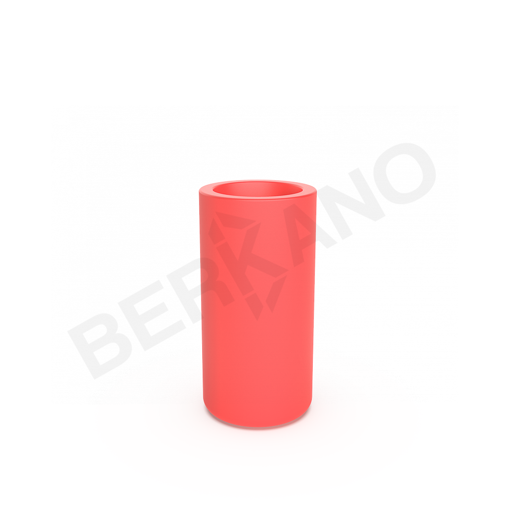 Кашпо Smoov Planter Cylinder DB красного цвета - фото 1