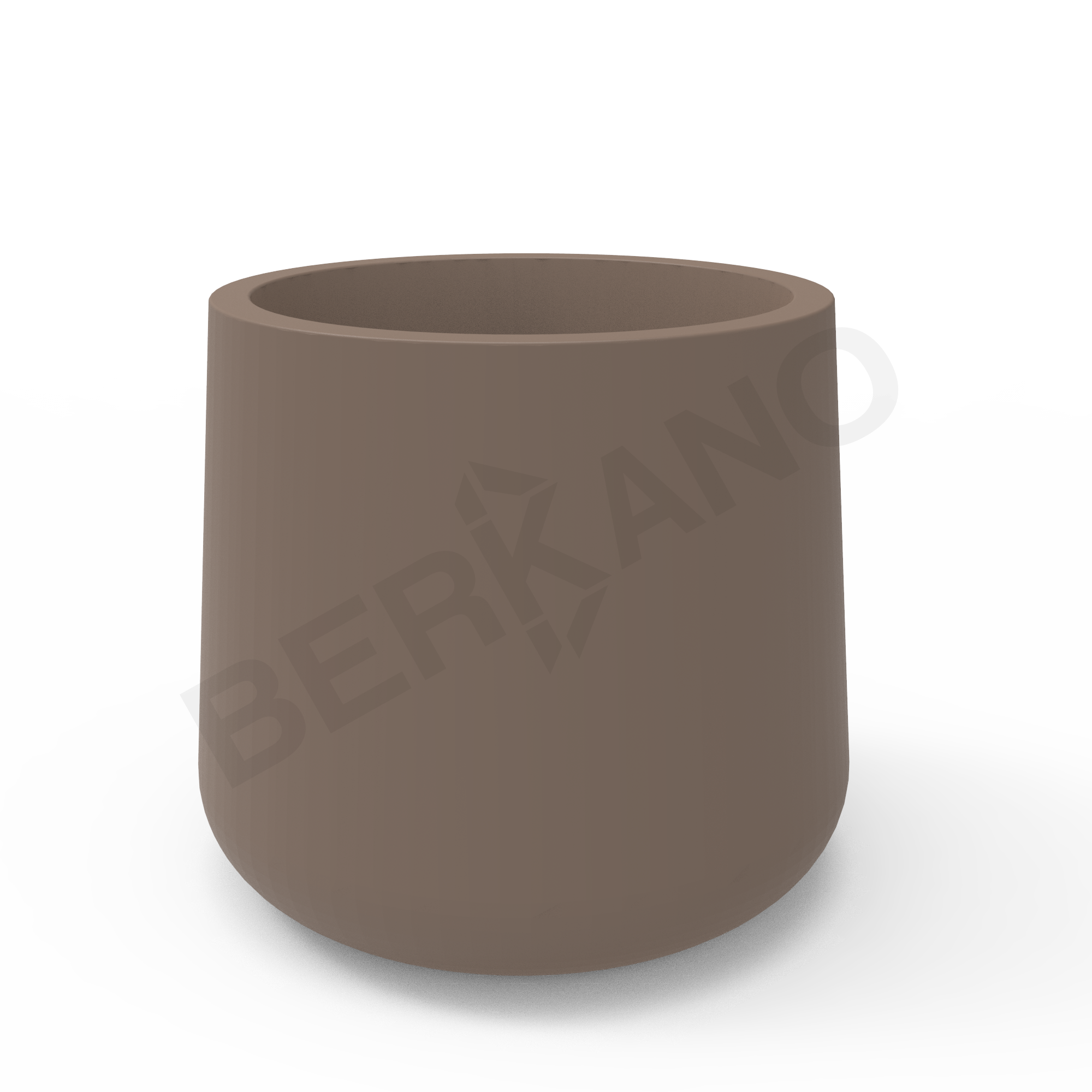 Кашпо Grace planter 110 кофейного цвета - фото 1