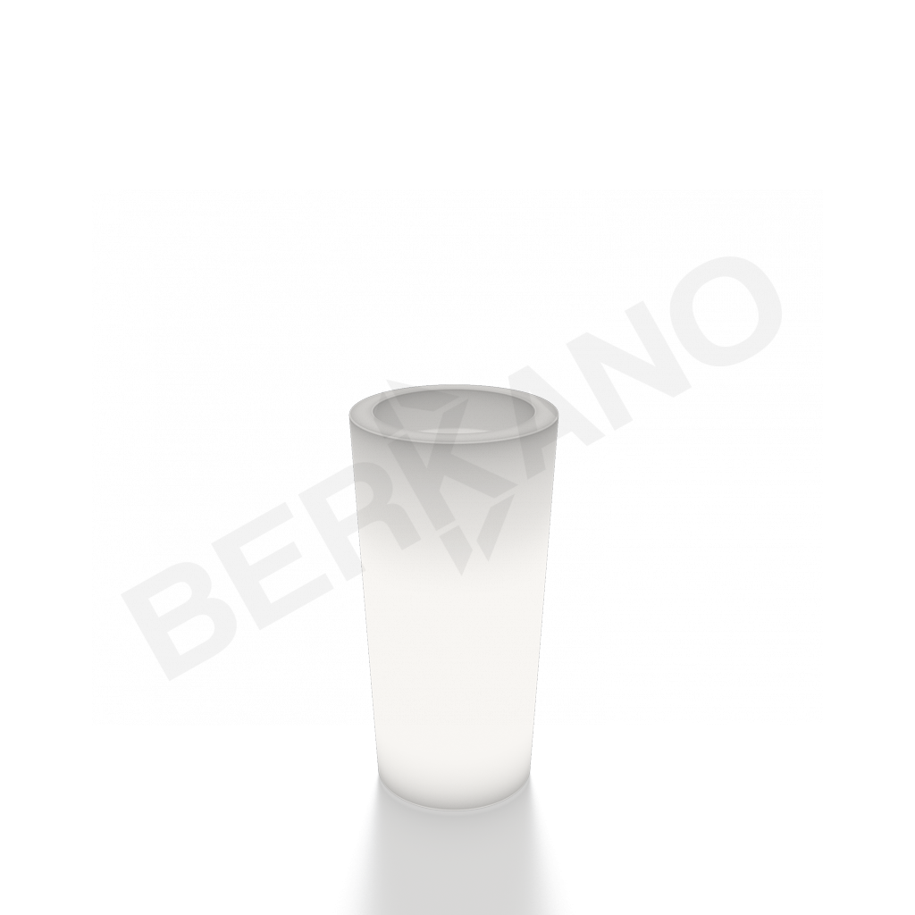 Светящееся кашпо Keila 70 DB белого цвета  - фото 1