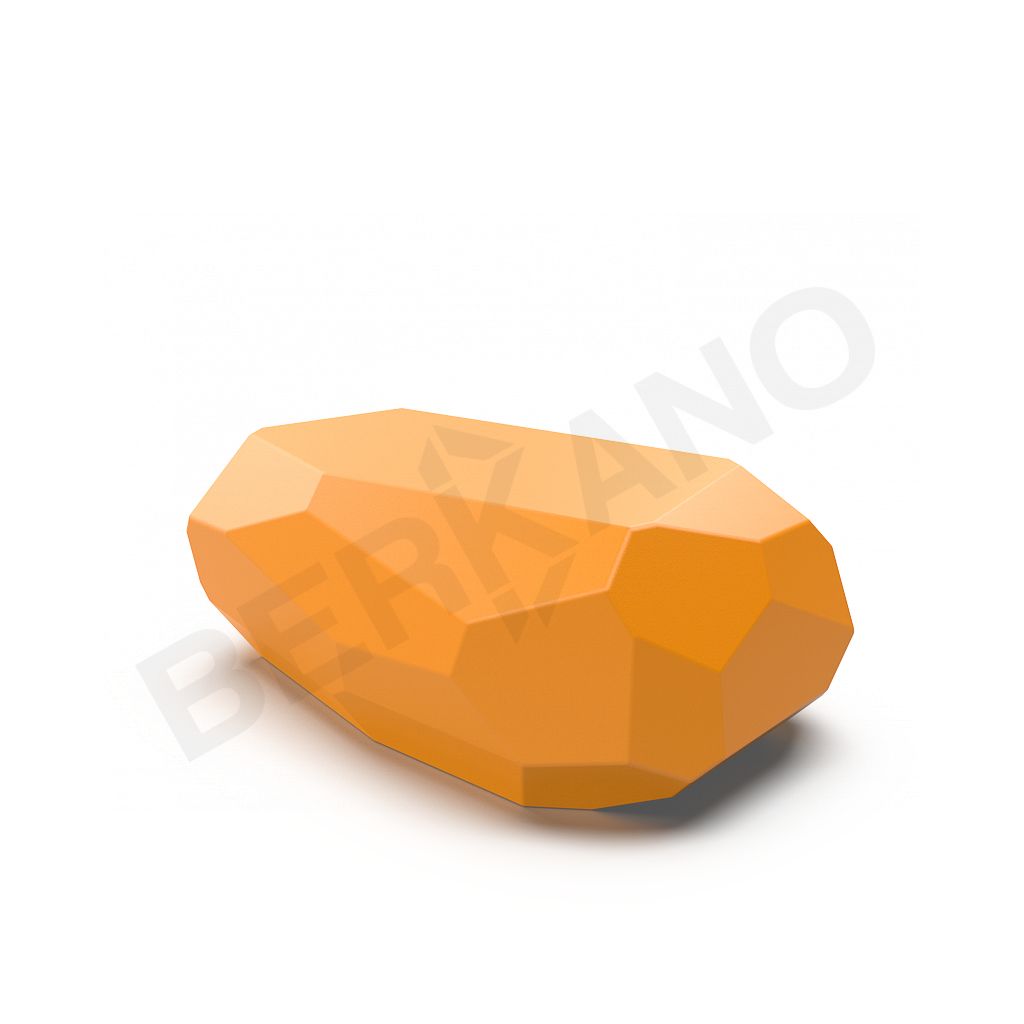 Светильник Polysquare 85 оранжевого цвета - фото 1