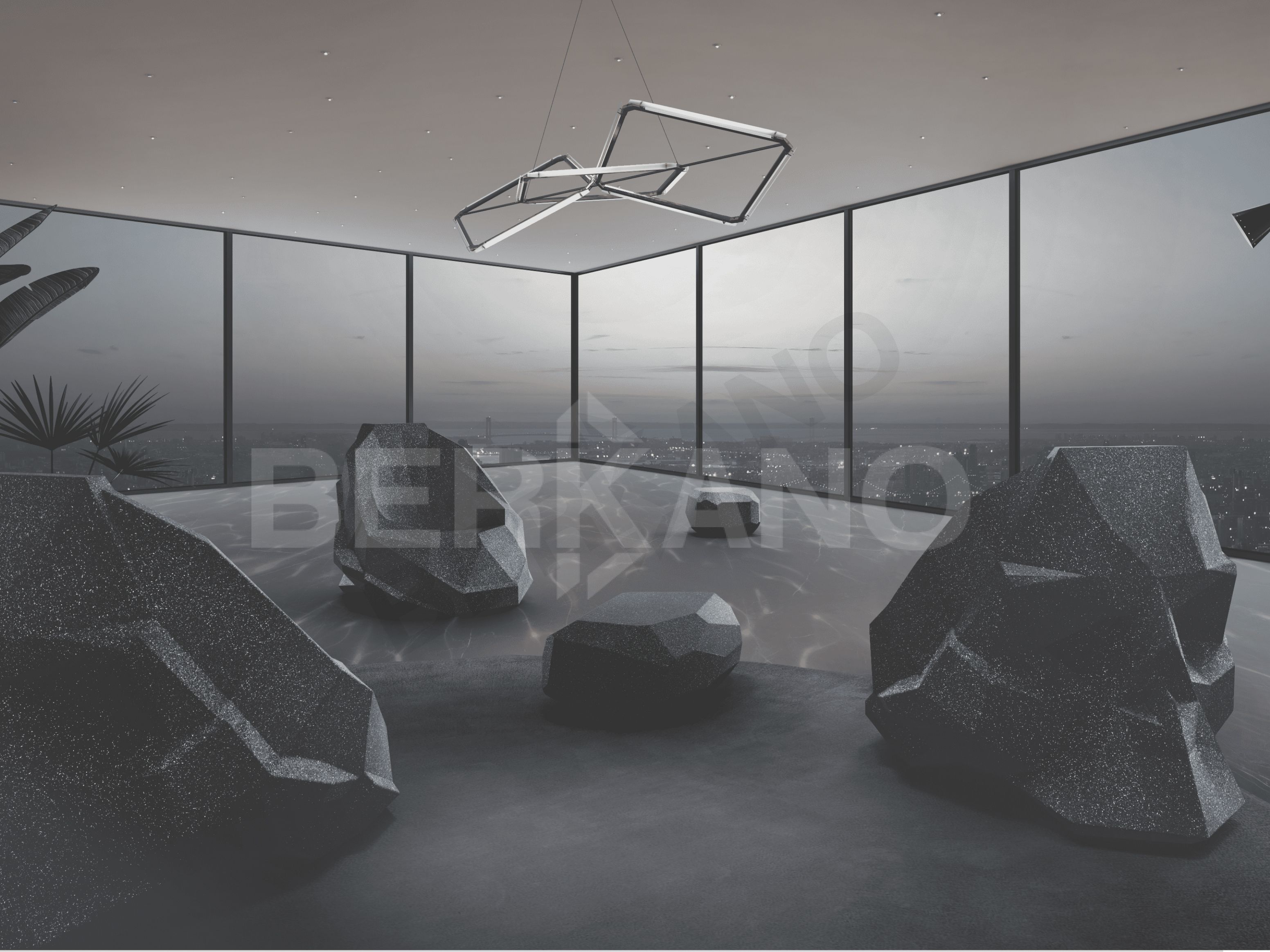 Светящееся кресло Skull белого цвета RGB - фото 3