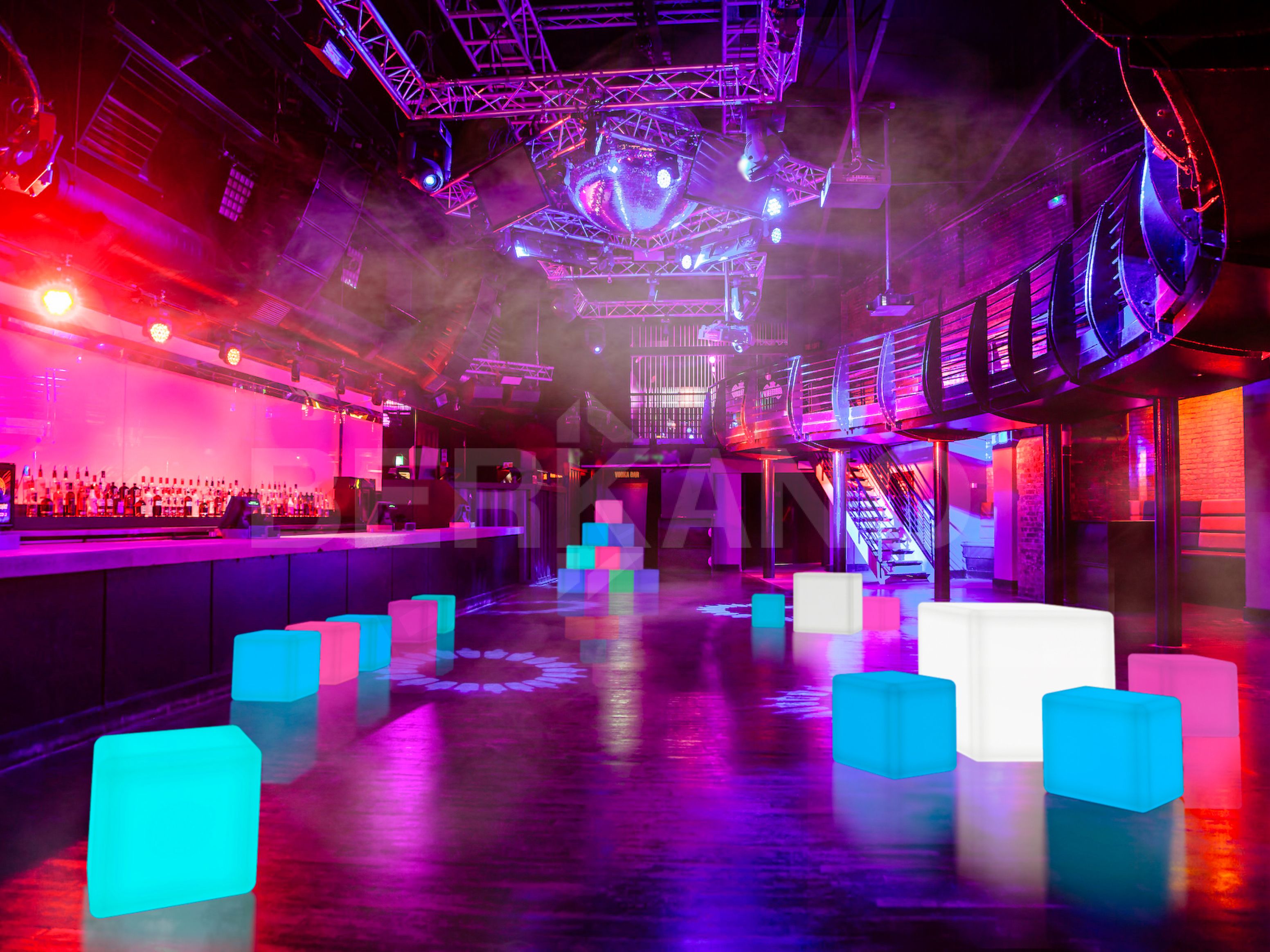 Светящийся куб Cube 30 белого цвета RGB - фото 3