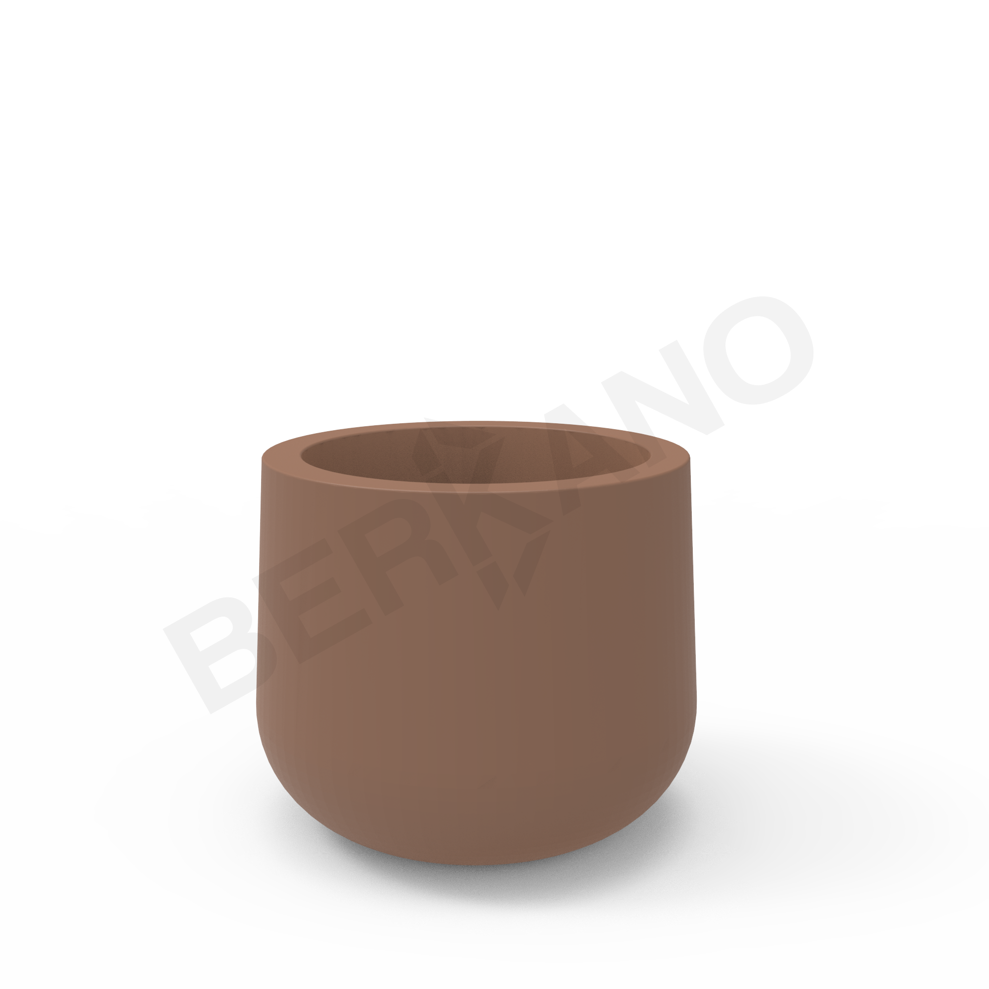 Кашпо Grace planter 45 коричневого цвета - фото 1