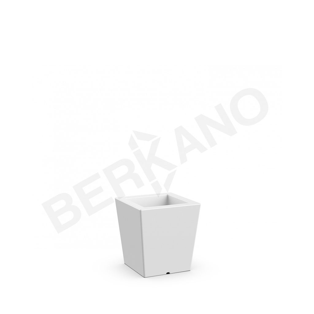 Кашпо Trapezio 42V DB белого цвета - фото 1
