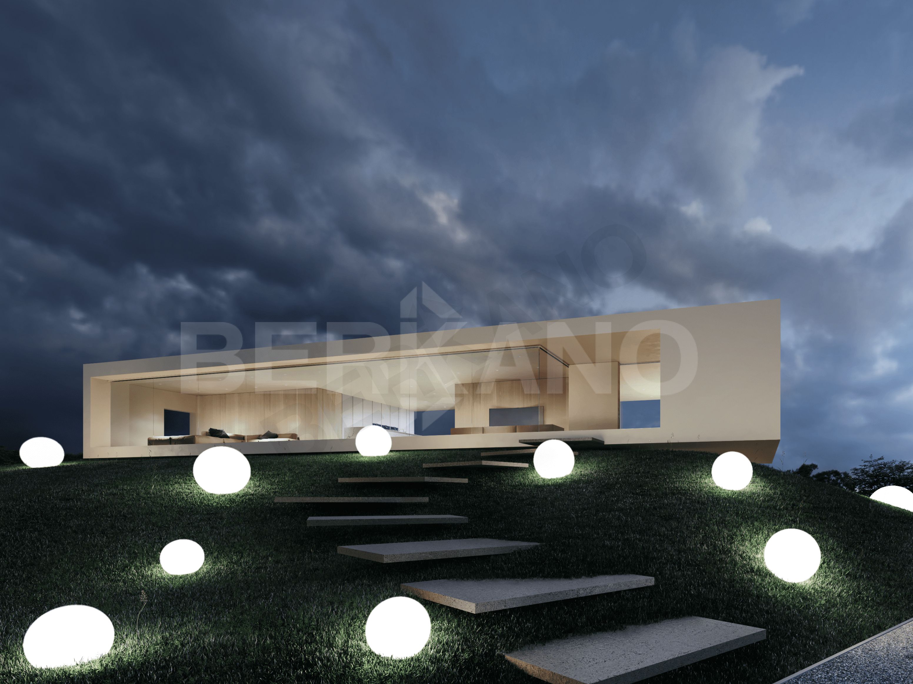 Шар Orby 60 белого цвета RGB ACC подсветка перезаряжаемая - фото 2