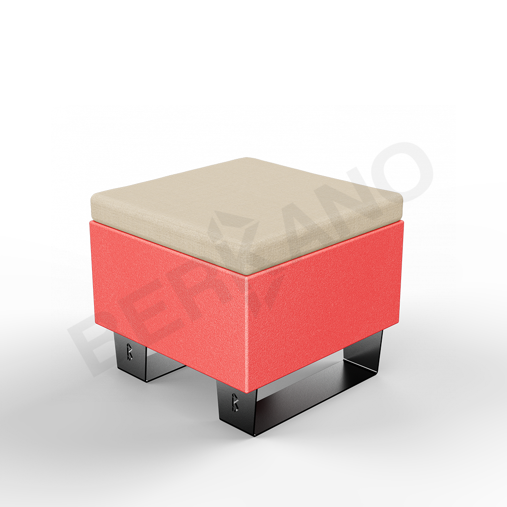 Скамейка Brick 60 Chili Red / Bone Brown - фото 1