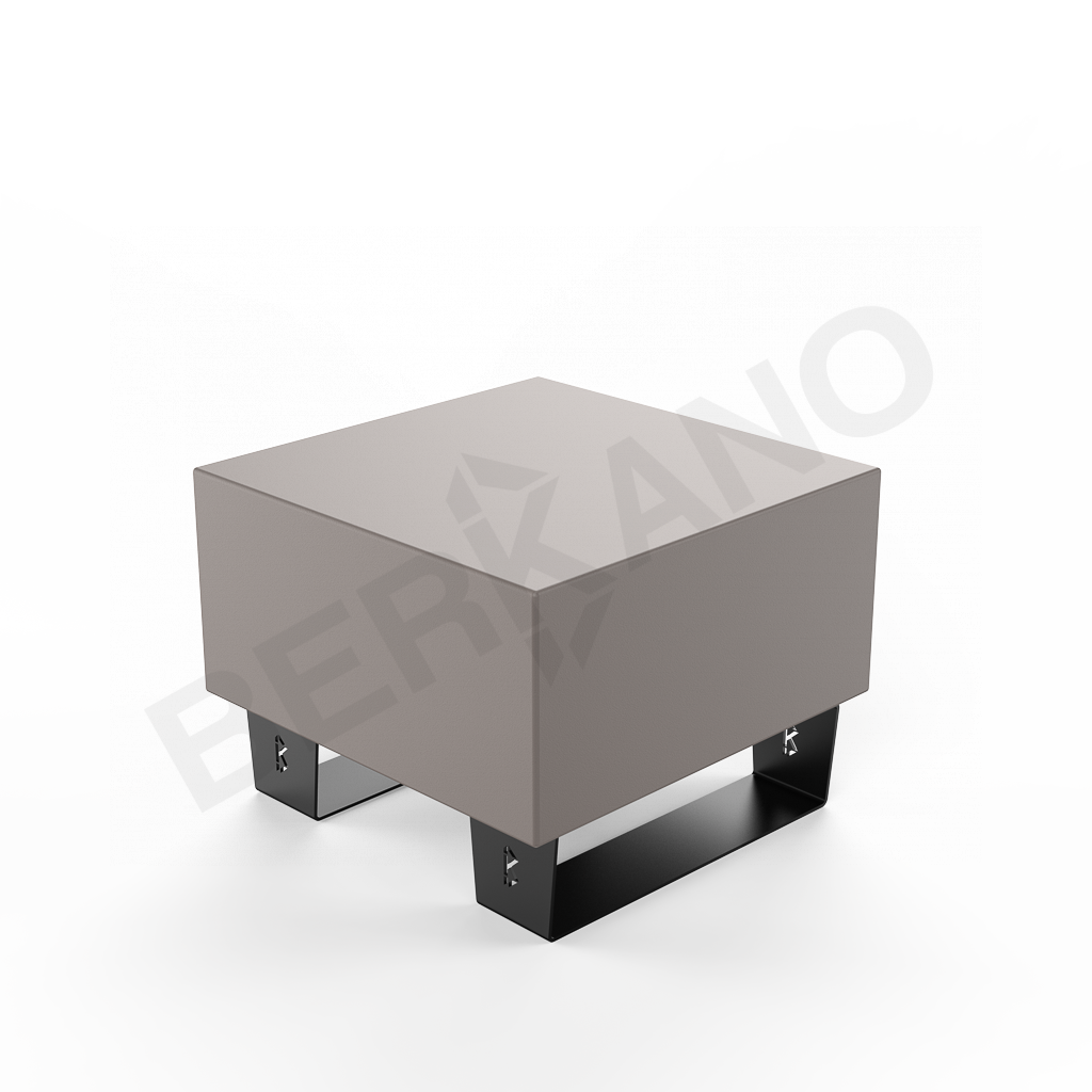 Скамейка Brick 60 кофейного цвета - фото 1