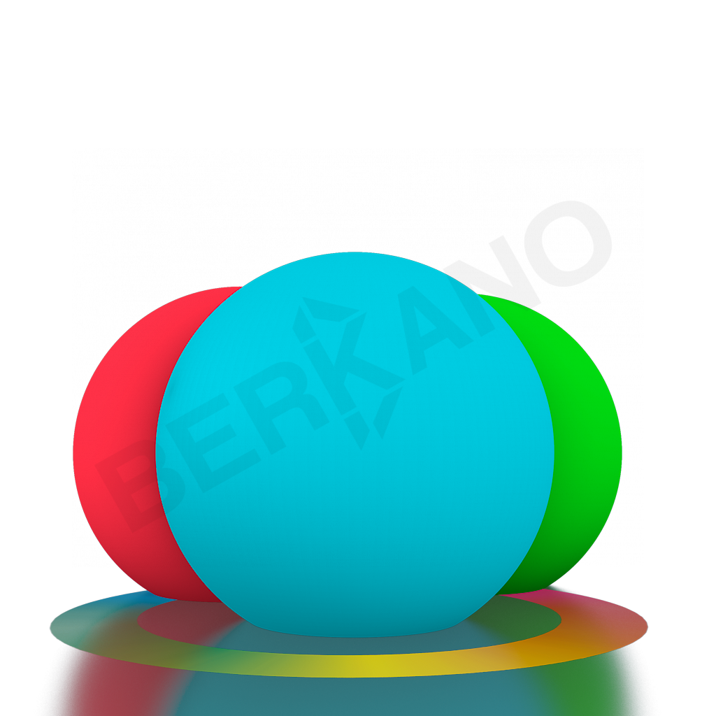 Шар Orby 70 белого цвета RGB - фото 1