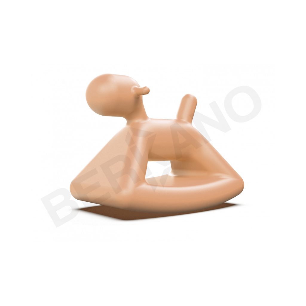 Собака-качалка Skippy 40 терракотового цвета - фото 1