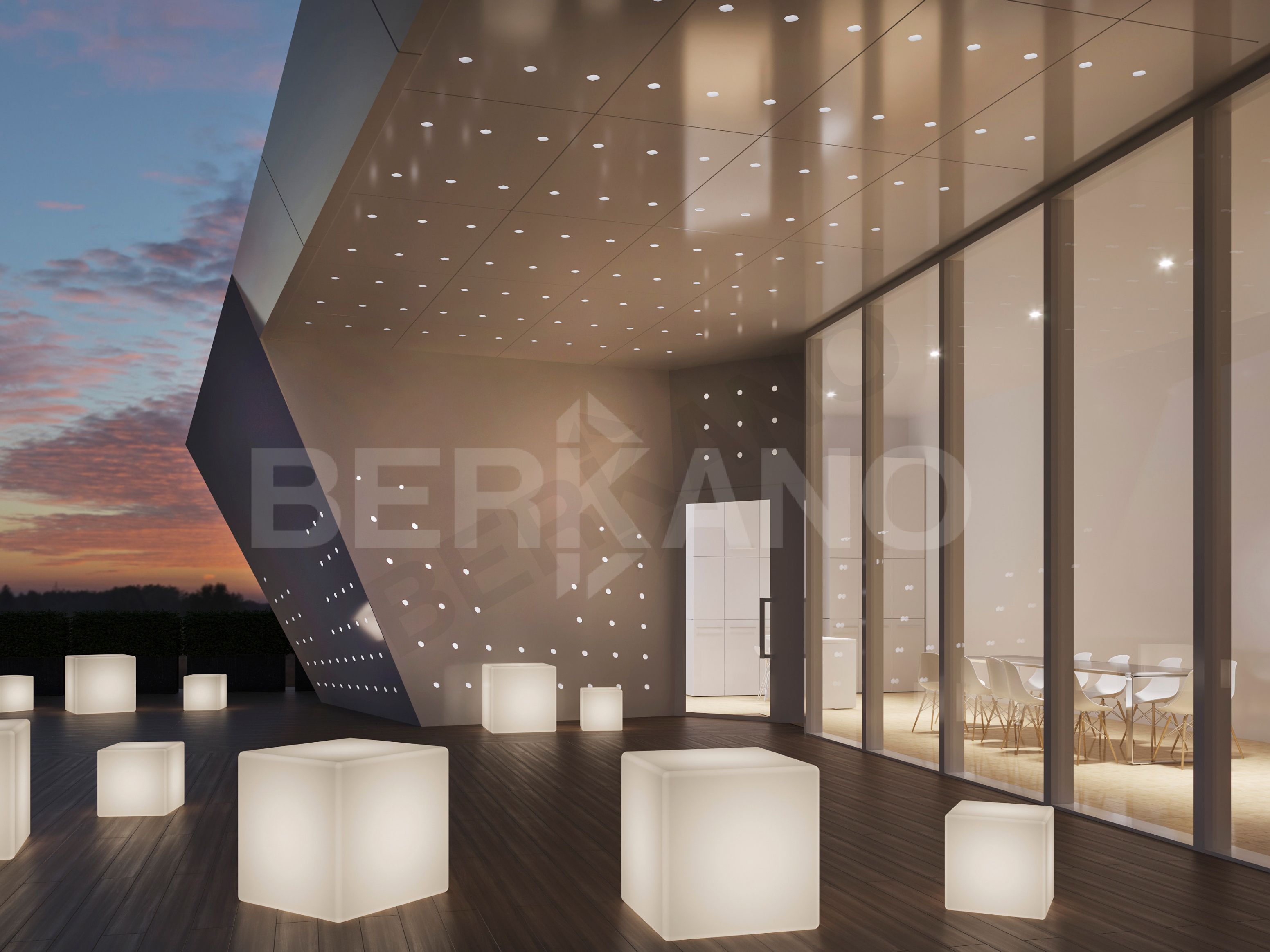 Светящийся куб Cube 30 белого цвета RGB - фото 2