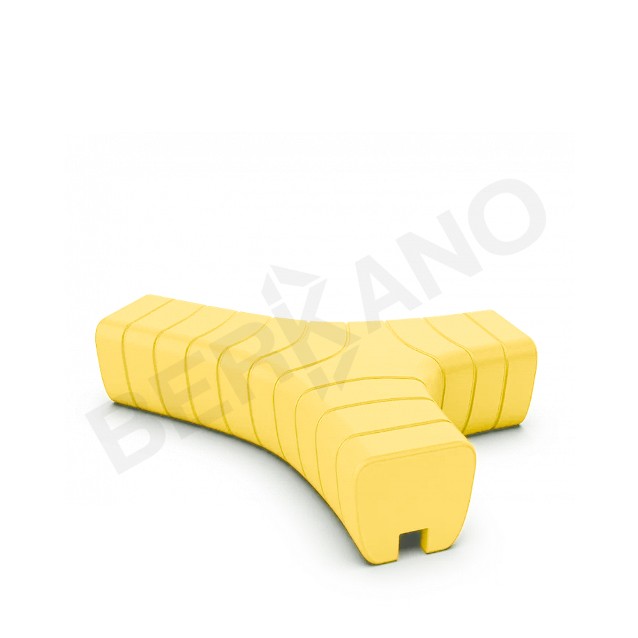 Скамейка Y-seat желтого цвета - фото 1