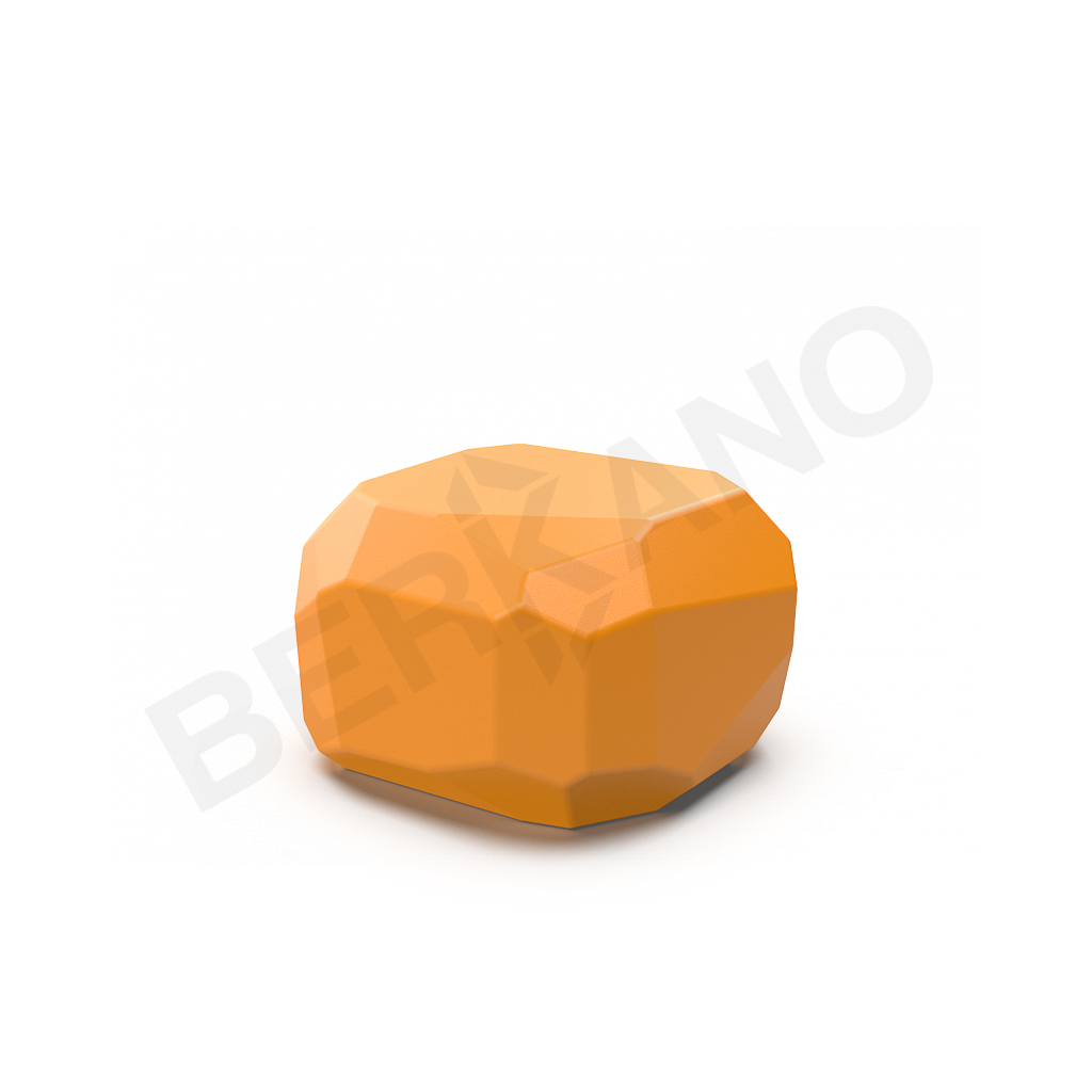 Светильник Polysquare 55 оранжевого цвета - фото 1