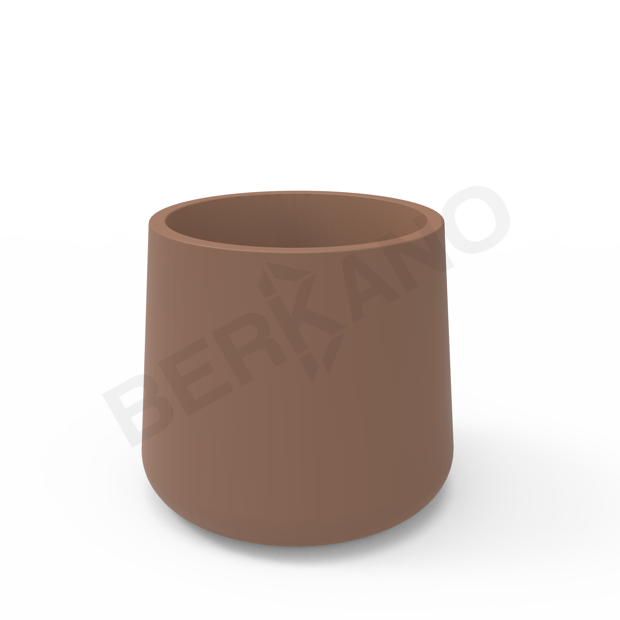 Кашпо Grace planter 90 коричневого цвета - фото 1