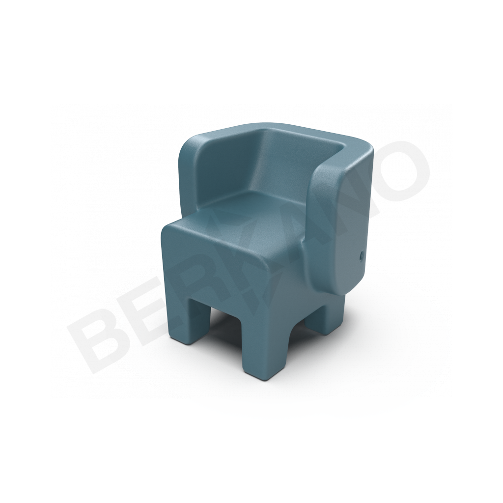 Детский стул Elephant бирюзового цвета - фото 2