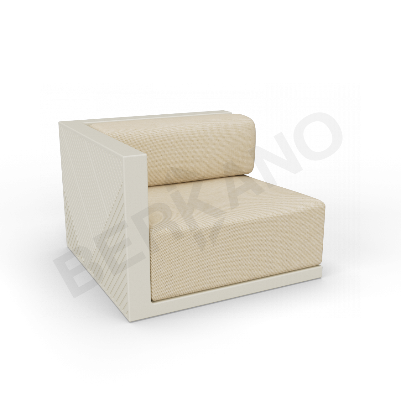 Диван угловой Fame с подушкой бежевого цвета / аксессуар бежевого цвета - фото 1