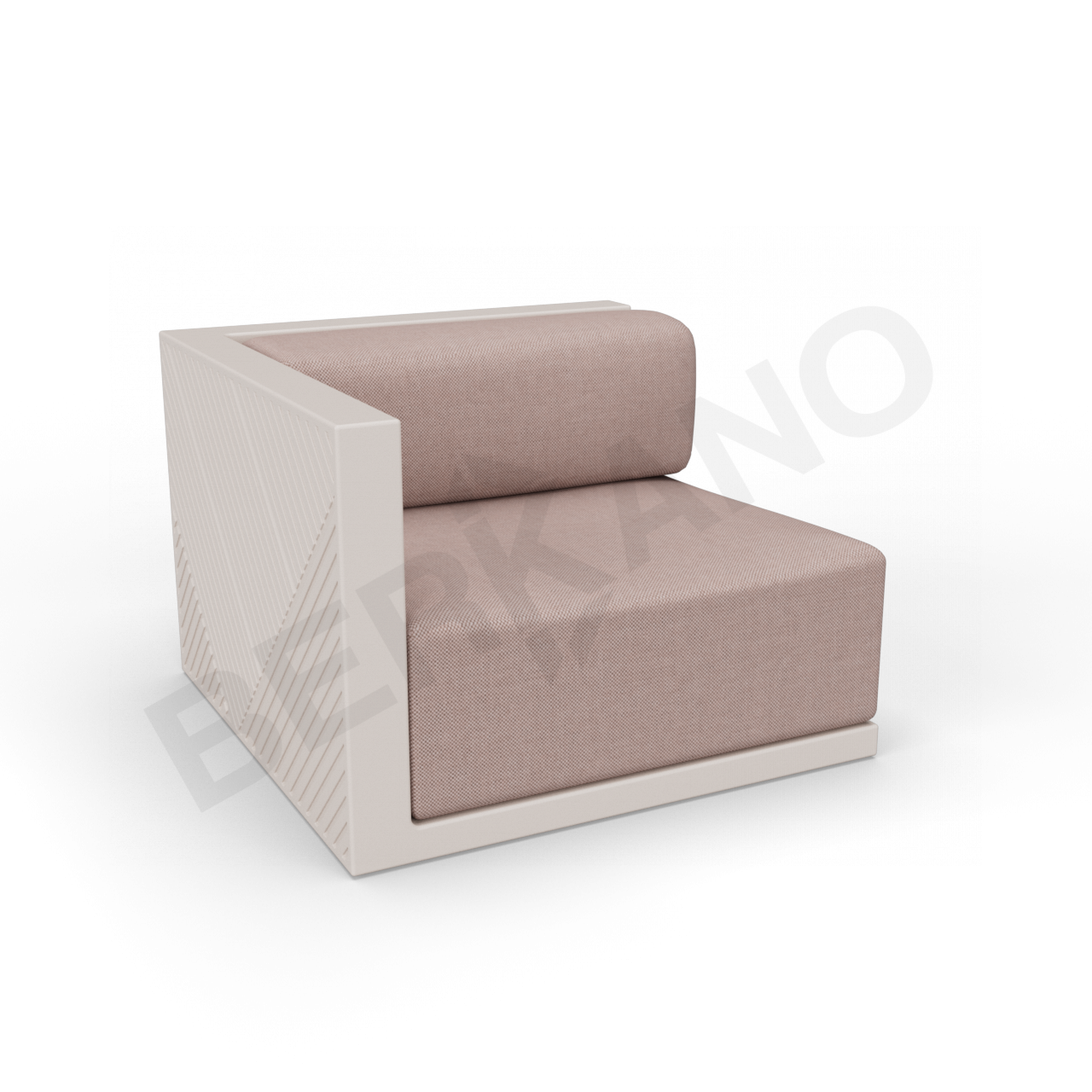 Диван угловой Fame с подушкой кофейного цвета / аксессуар кофейного цвета - фото 1