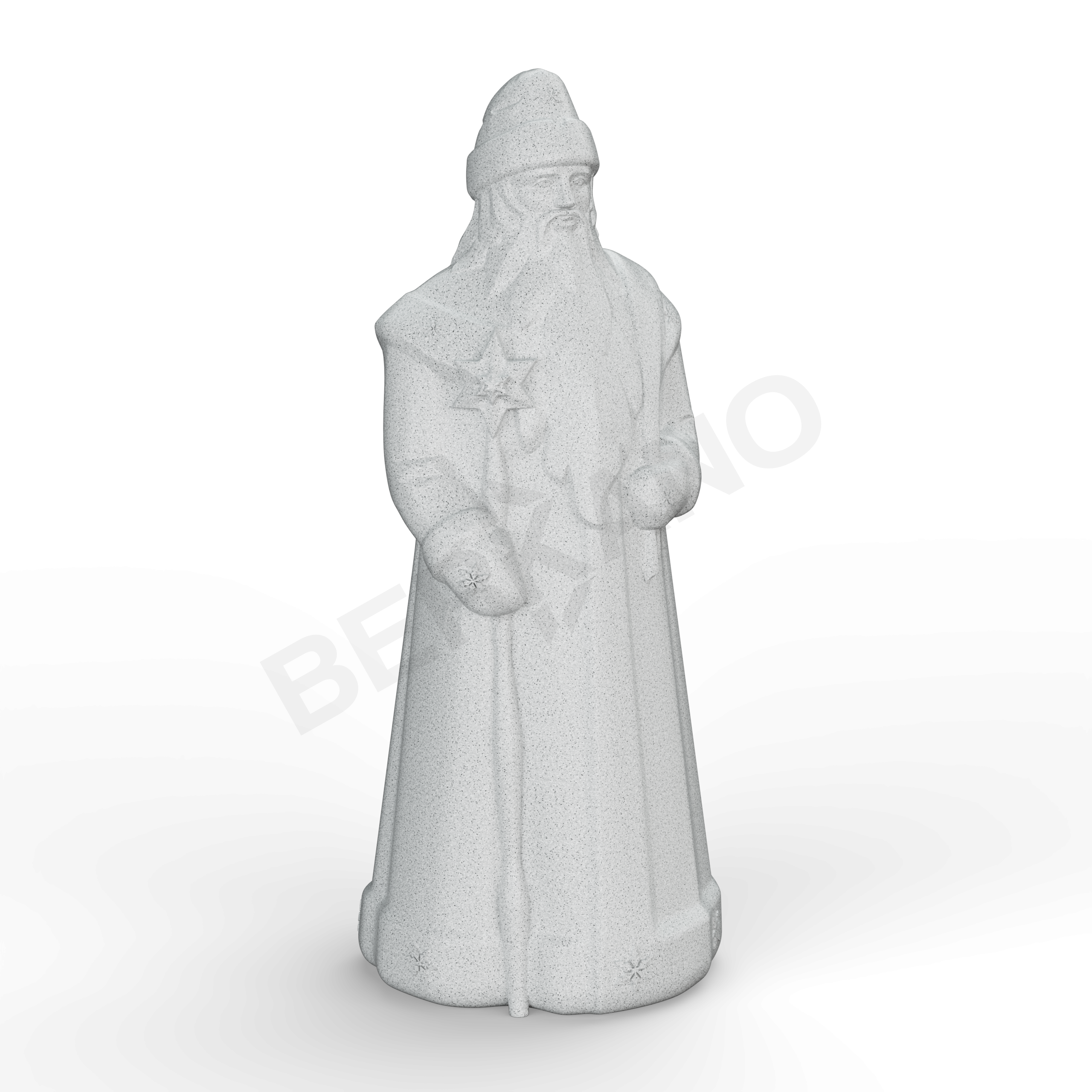 Светильник Дед мороз белого цвета Granite - фото 1