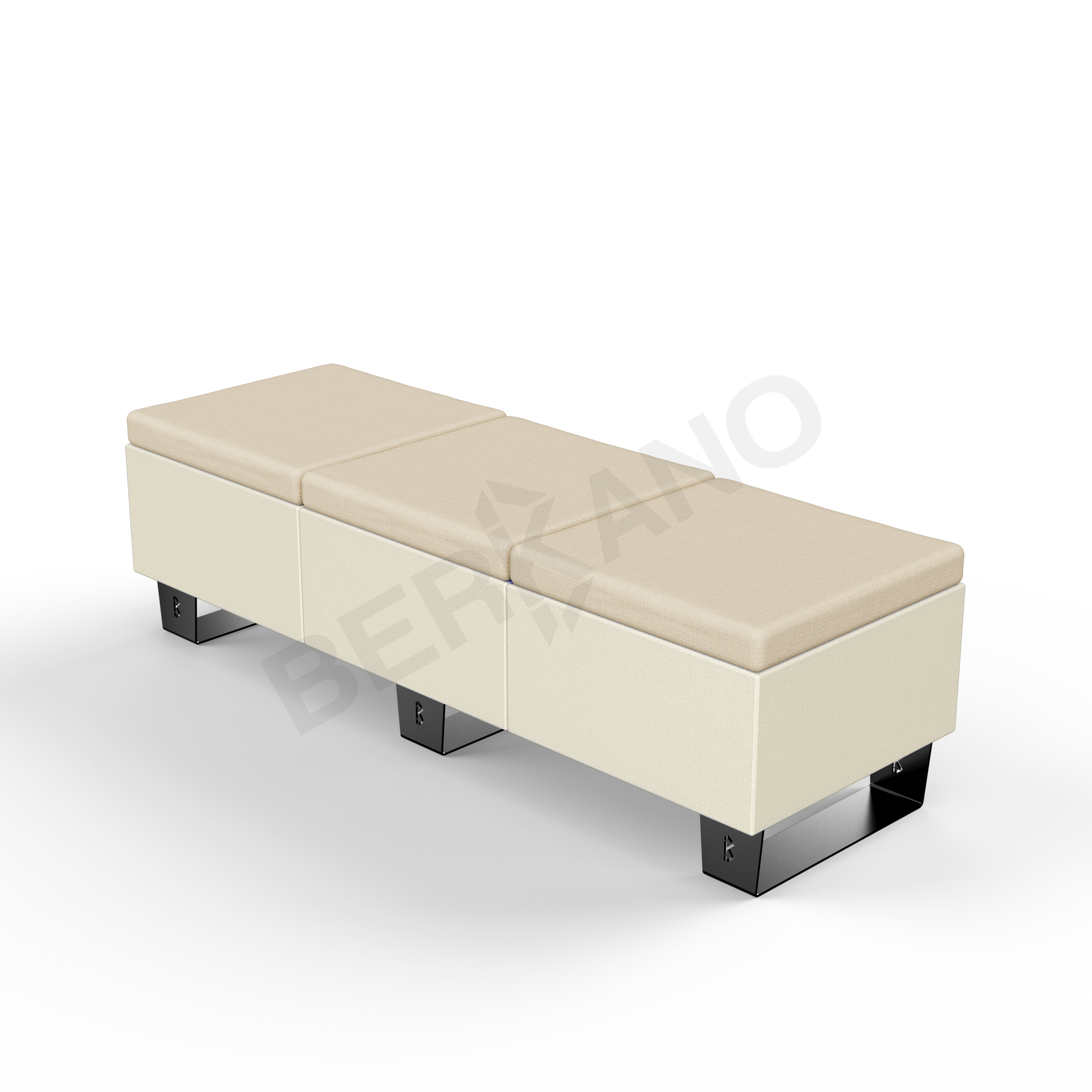 Скамейка Brick 180 Bone Brown / Bone Brown - фото 1