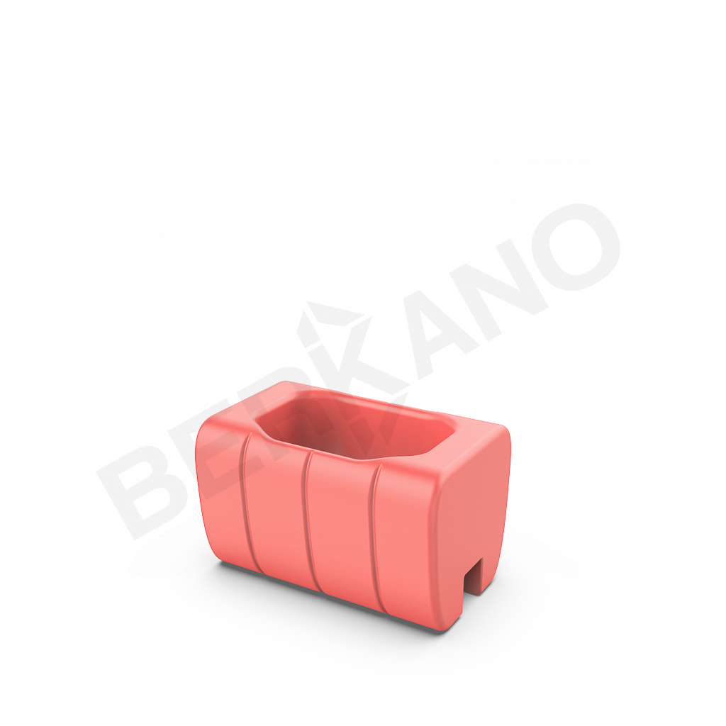 Кашпо-соединитель Y-seat longer DB красного цвета - фото 1