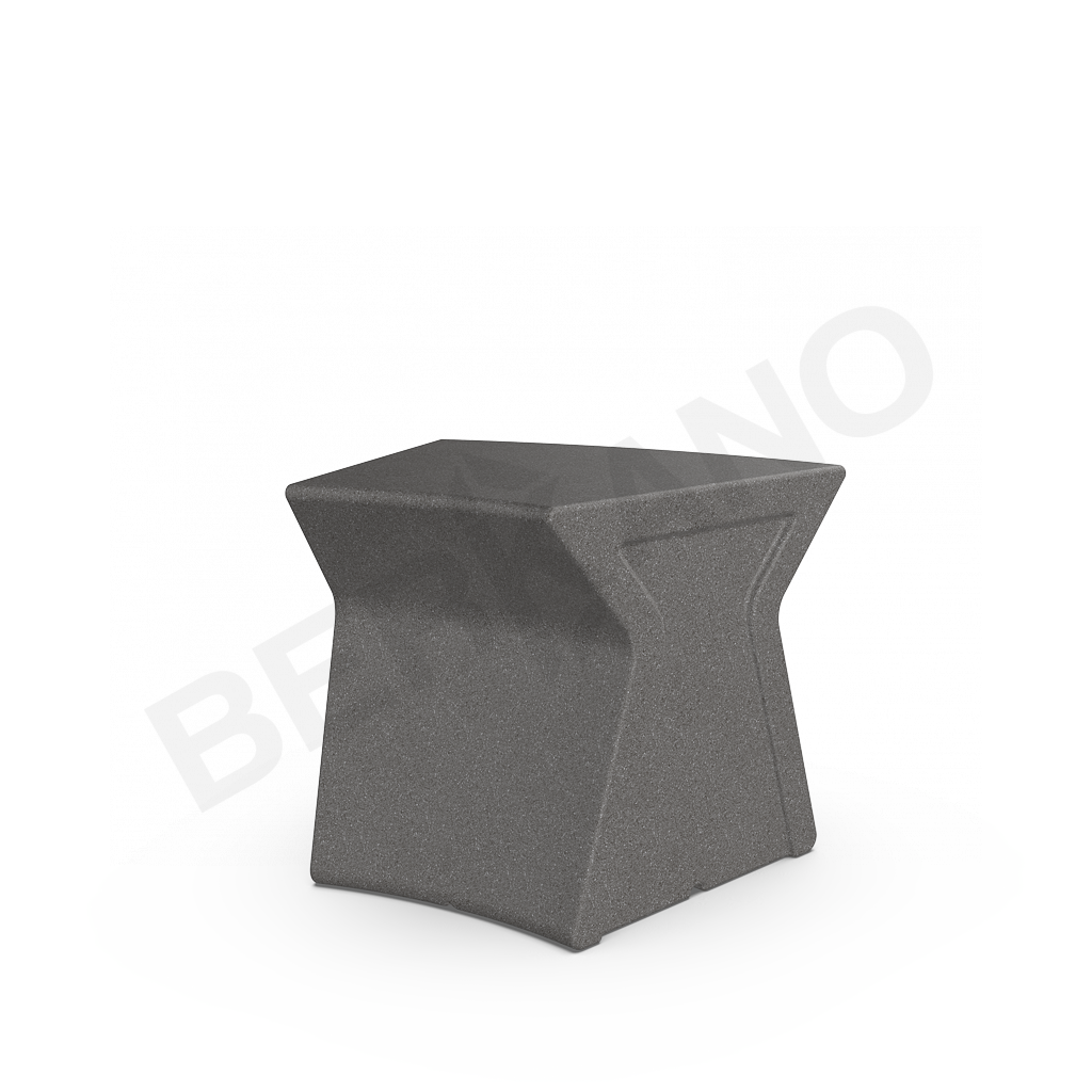 Скамейка X-seat Arc S серого цвета Granite - фото 1