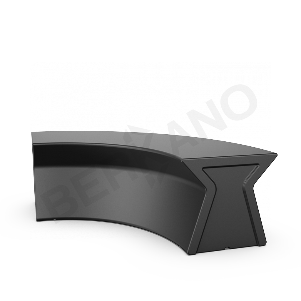 Скамейка X-seat Arc черного цвета - фото 1
