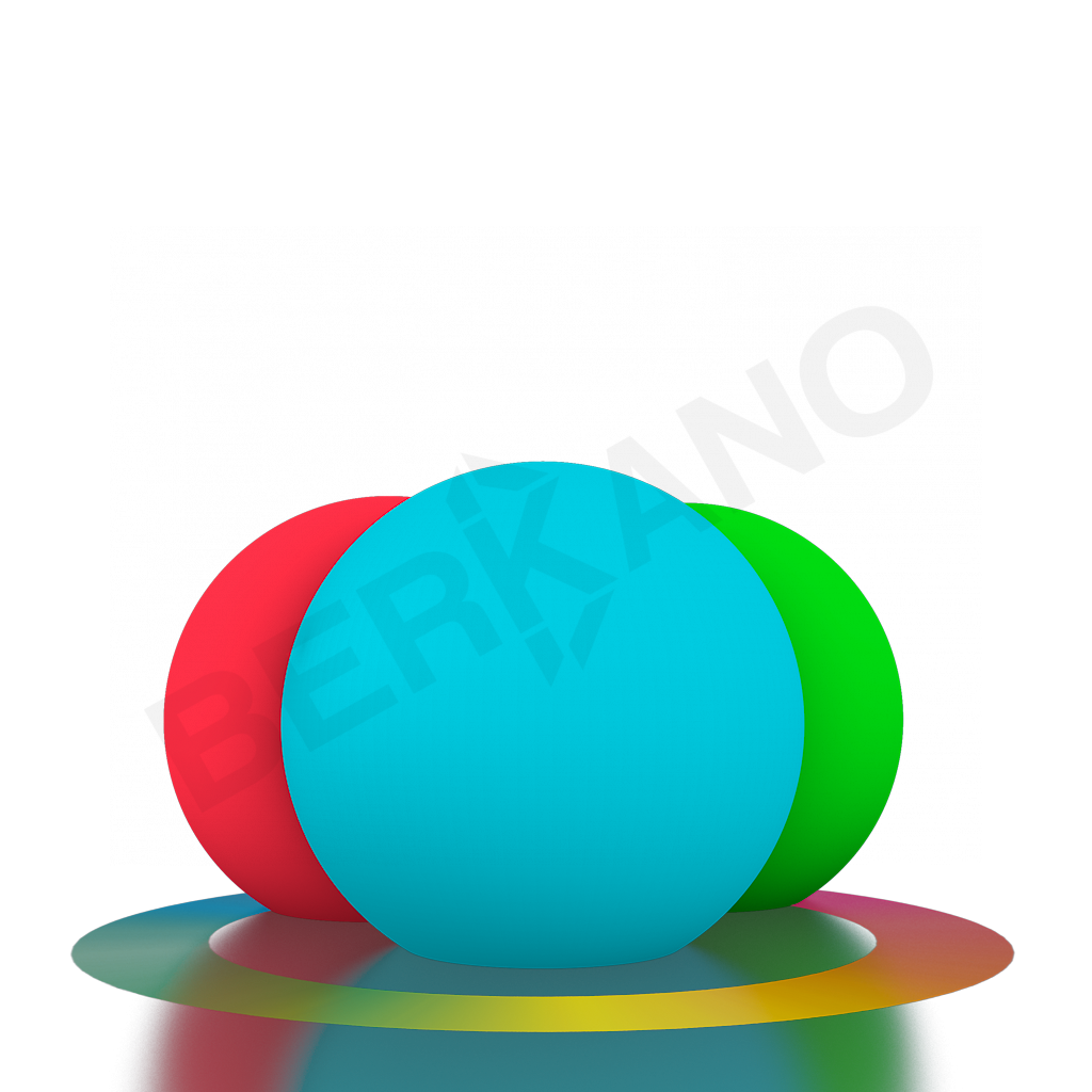 Шар Orby 60 белого цвета RGB ACC подсветка перезаряжаемая - фото 1