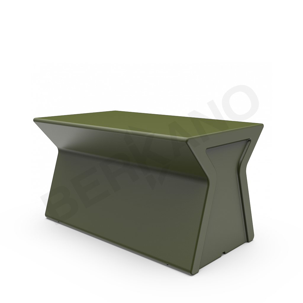 Скамейка X-seat Line темно-зеленого цвета - фото 1