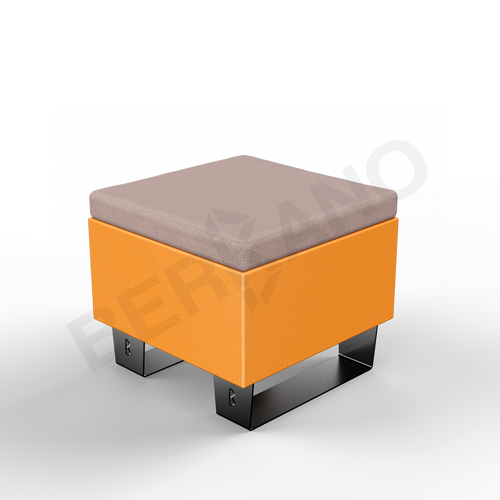 Скамейка Brick 60 Orange / Cappuccino - фото 1