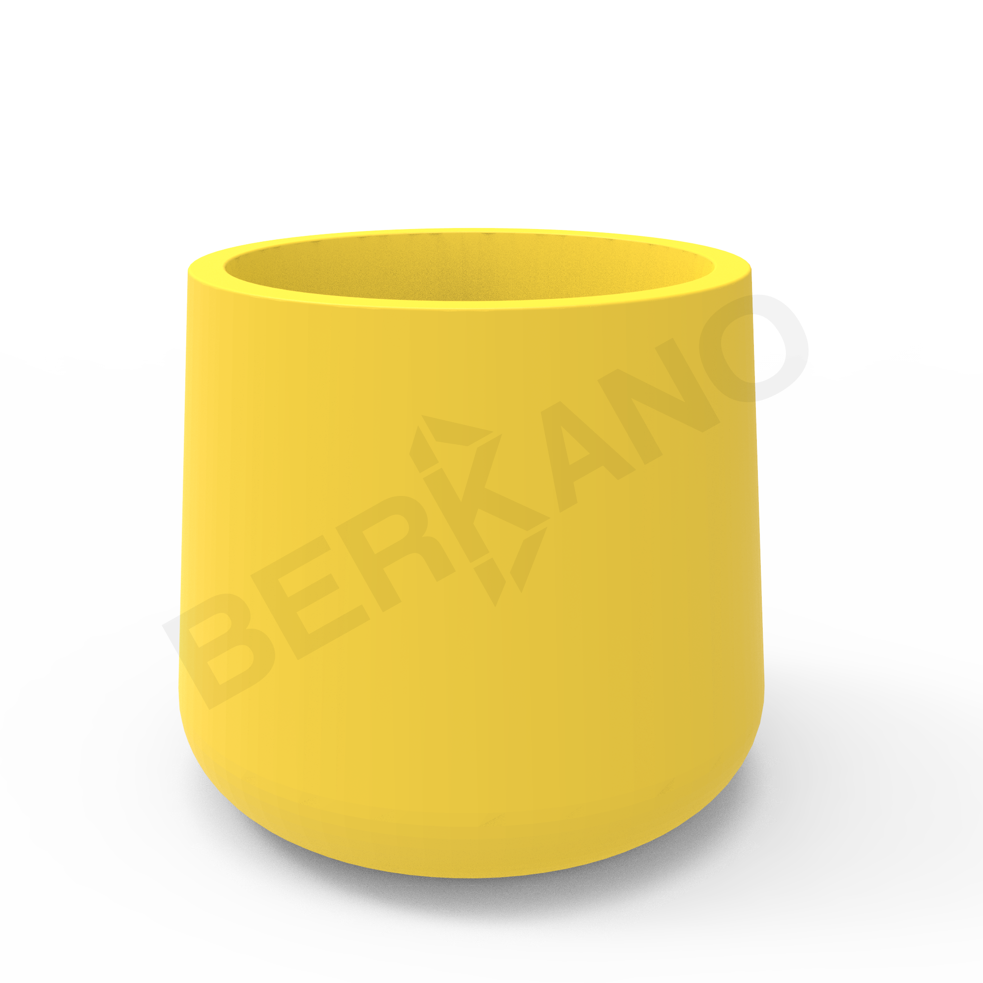 Кашпо Grace planter 110 желтого цвета - фото 1