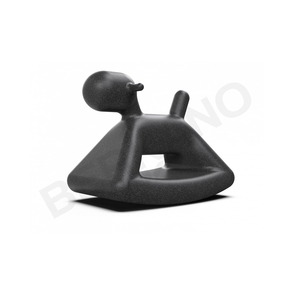 Собака-качалка Skippy 40 цвета черный гранит - фото 1