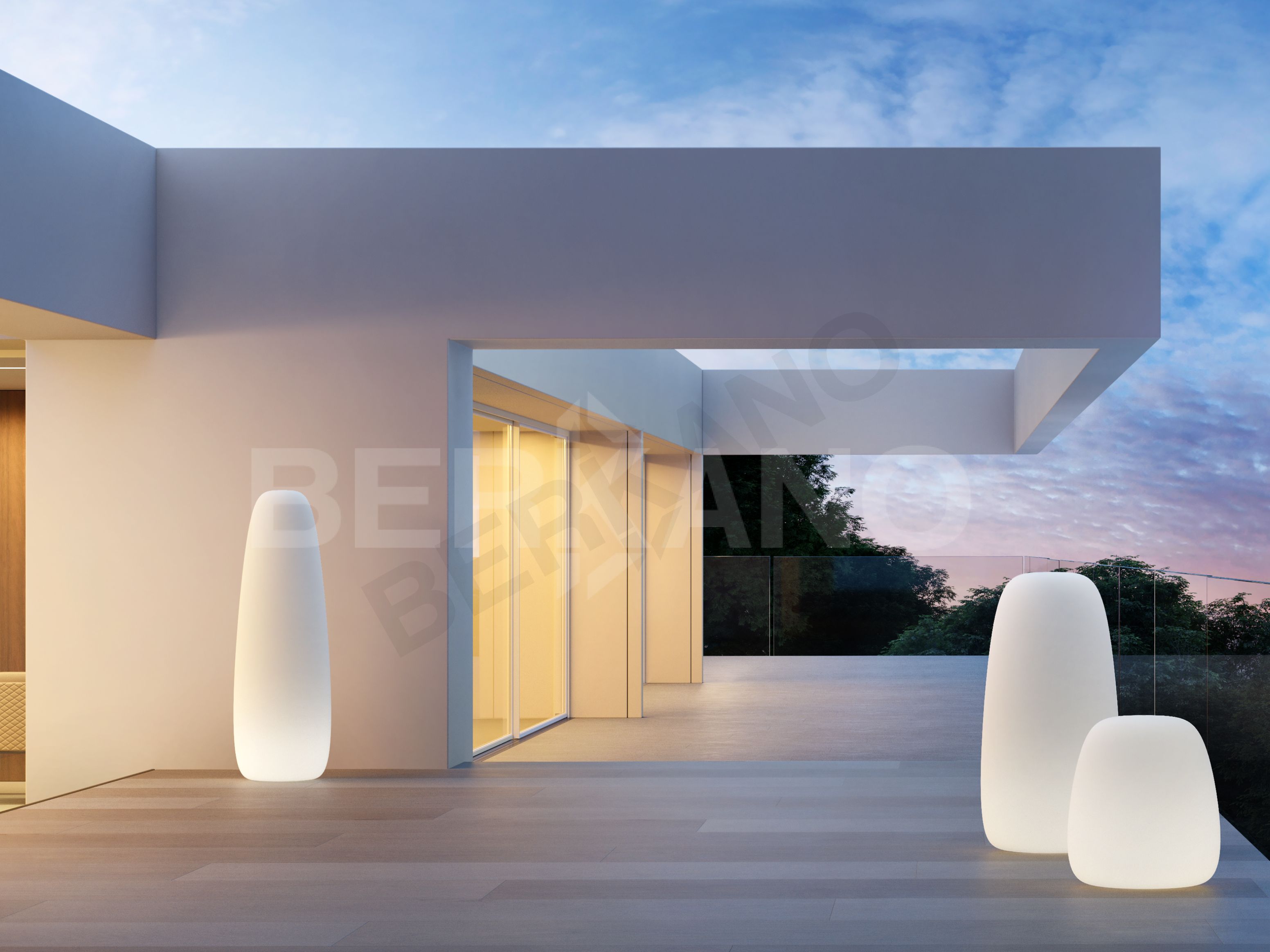 Светильник Bolb 150 белого цвета RGB ACC подсветка перезаряжаемая - фото 2