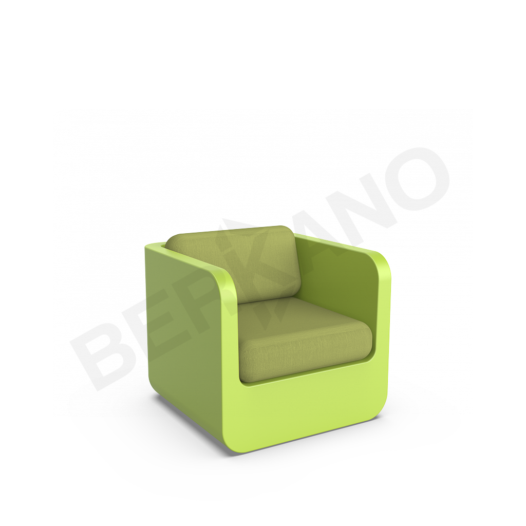 Кресло Grace с подушками зеленого цвета / аксессуар зеленого цвета - фото 1